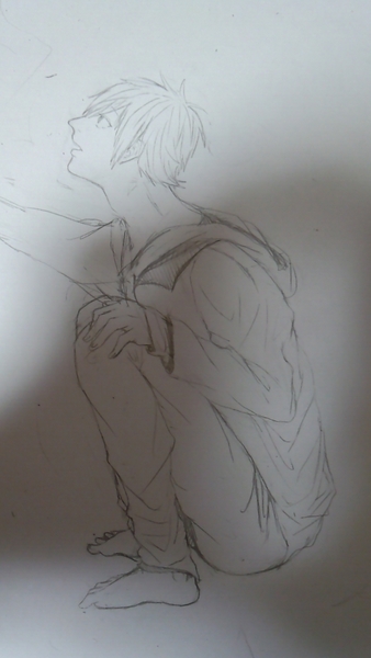 フードの描き方がいまいちよく分かりません 他にも スケッチ 人力検索はてな